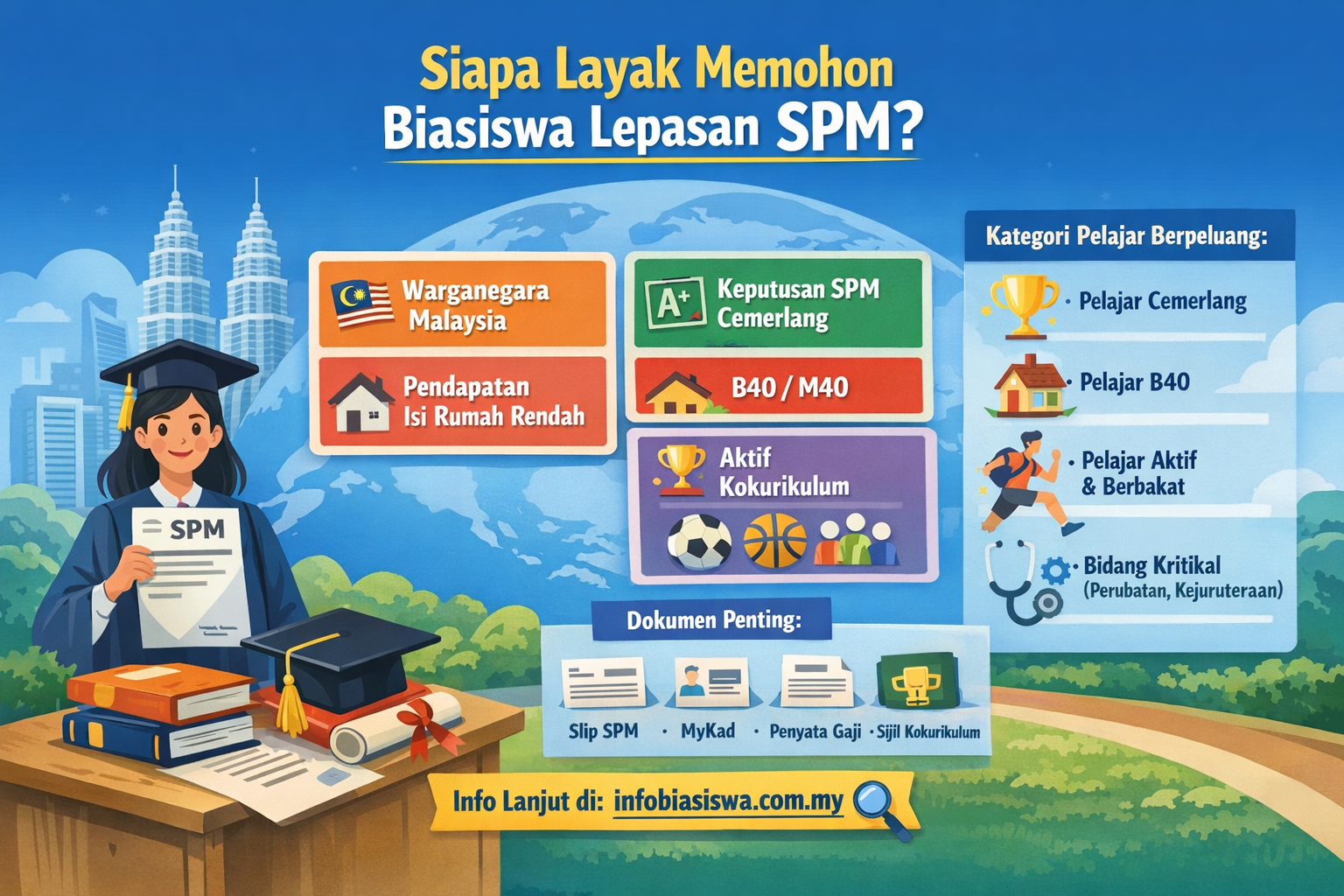 Siapa Layak Memohon Biasiswa Lepasan SPM