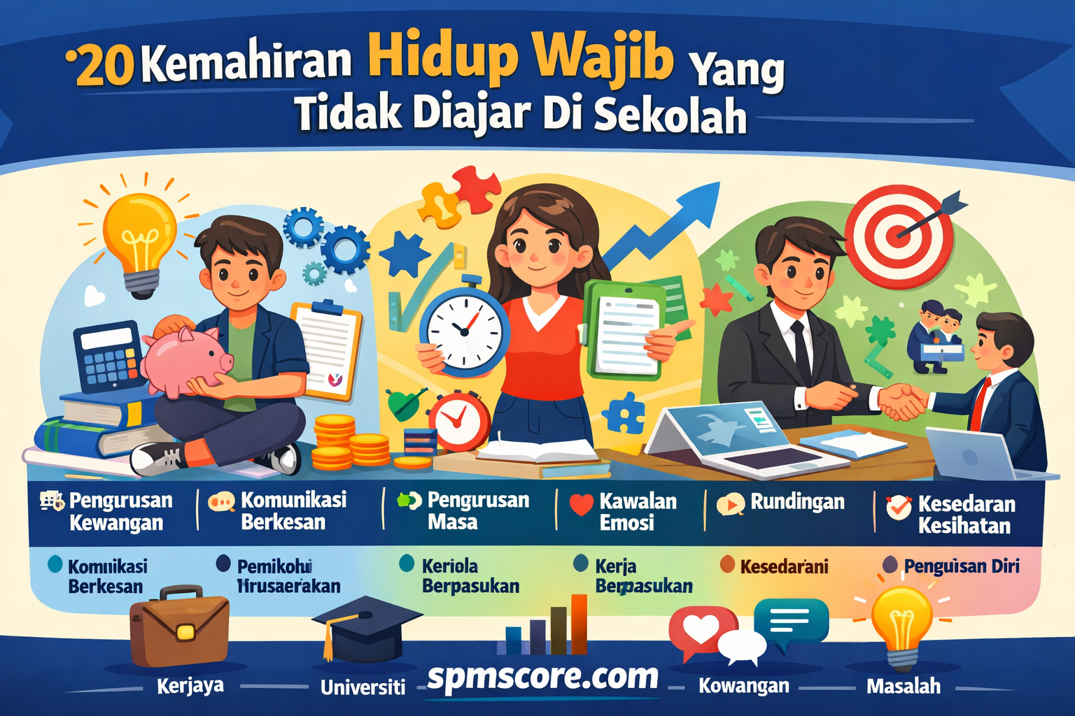 20 Kemahiran Hidup Wajib Yang Tidak Diajar Di Sekolah