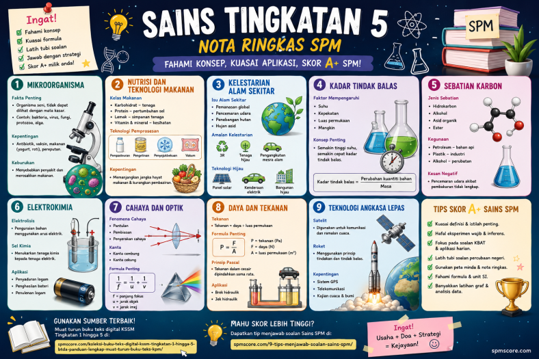 Nota Ringkas Sains (SPM Tingkatan 5)