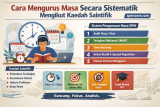 Cara Mengurus Masa Secara Sistematik Mengikut Kaedah Saintifik