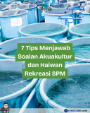 7 tips menjawab soalan aquakultur dan haiwan rekreasi SPM